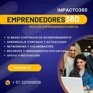 Imagen de portada para Curso online Emprendedores360
