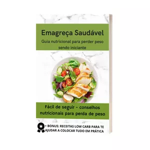 Imagem de capa para o Ebook Emagreça Saudável