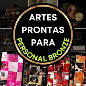 Imagem de capa para o Ebook Pack Bronzeamento 4 cores - ANO TODO + 400 ARTS