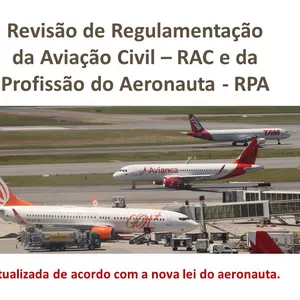 Imagem de capa para o Curso online Revisão das matérias de Regulamento da Aviação Civil e da Profissão do Aeronauta