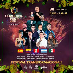 Imagen de portada para Evento presencial Coaching Fest 2022 - Evento Presencial