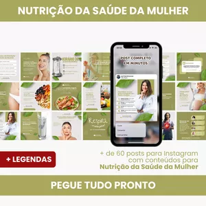 Imagem do curso PACK NUTRIÇÃO DA SAÚDE DA MULHER