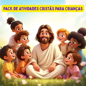 Imagem de capa para o Ebook Pack de Atividades Cristãs para Crianças