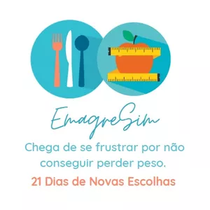 Imagem de capa para o Ebook EmagreSIM - 21 dias de novas escolhas
