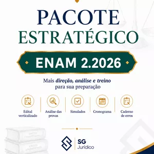 Imagem do curso ENAM 2.2026 | PACOTE ESTRATÉGICO — RETA FINAL SG