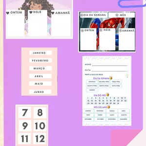 Imagem de capa para o Ebook Calendário adaptado para rotina permanente 