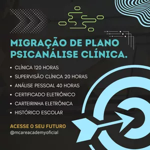 Imagem do curso Migração de Plano (Upgrade) - Psicanálise clínica