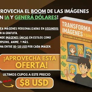 Imagen de portada para Ebook Transforma imágenes y gana: La IA como tu aliada creativa