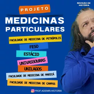 Imagem de capa para o Curso online Revisão de História para vestibulares de medicina de universidades privadas do RJ
