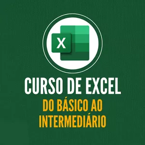 Imagem de capa para o Curso online Curso Excel Basico e Intermediario - Apostila Completa + Suporte
