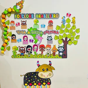 Imagem de capa para o Ebook  Painel Interativo Folclore Brasileiro  EDUCA ARTE 