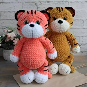 Cover image for Online course Big Tiger Plushie Crochet Pattern