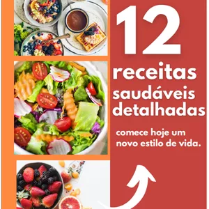 Imagem de capa para o Ebook 12 Receitas para emagrecer