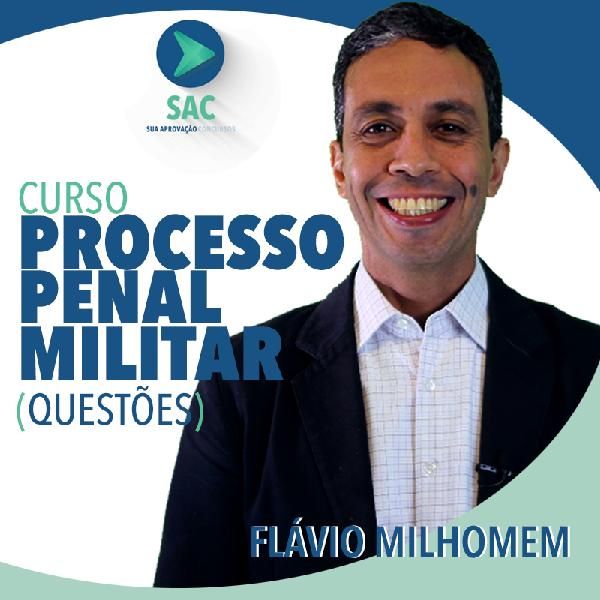 Imagem do curso Curso Processo Penal Militar (Questões)