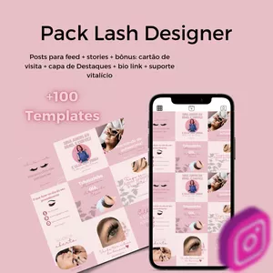 Imagem de capa para o Ebook Pack Lash Designer