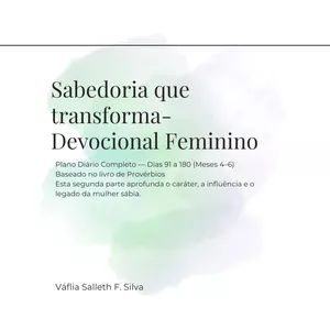 Imagem de capa para o Ebook Sabedoria que transforma- Devocional Feminino 2 parte