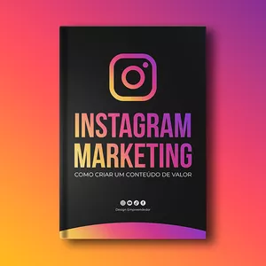 Imagem de capa para o Ebook eBook Instagram Marketing: Como criar um conteúdo de valor