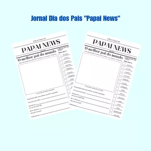 Imagem de capa para o Ebook JORNAL DIA DOS PAIS - PAPAI NEWS