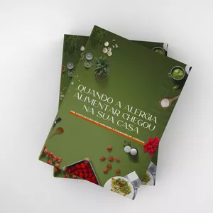 Imagem de capa para o Ebook Quando a alergia alimentar chegou na sua casa