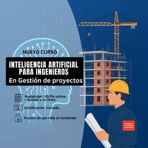 Imagen de portada para Curso online Inteligencia Artificial para Ingenieros en Gestión de proyectos 