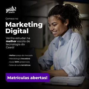 Imagem de Curso Marketing Digital com IA, Design e Vídeo criado por Youth Space na hotmart