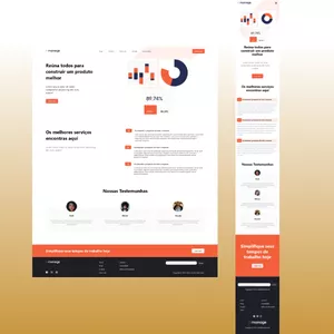 Imagem de capa para o Curso online Landing Page - para o seu site - já criado em HTML, TAILWINDCSS