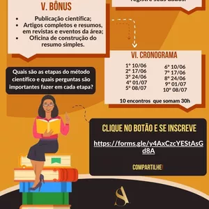 Imagem de capa para o Curso online Curso de Metodologia Científica e Escrita Científica