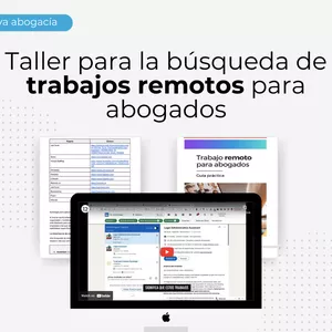 Imagen de portada para Curso online Taller para la búsqueda de trabajo remoto para abogados