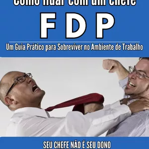 Imagem de capa para o Ebook Como lidar com um chefe FDP