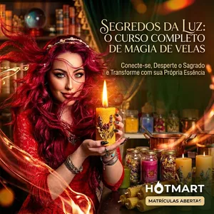 Imagem do curso Segredos da Luz: O Curso Completo de Magia de Velas