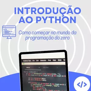 Imagem de capa para o Ebook Introdução ao Python