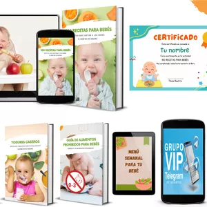 Imagen de portada para Ebook 100 Recetas Saludables y Deliciosas para Bebés: Facil y Aprobadas por Pequenos