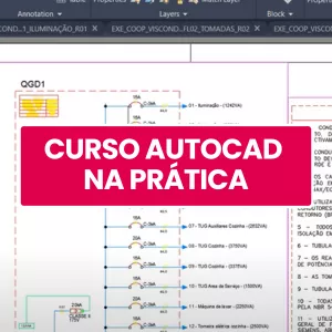 Imagem de capa para o Curso online CURSO AUTOCAD NA PRÁTICA