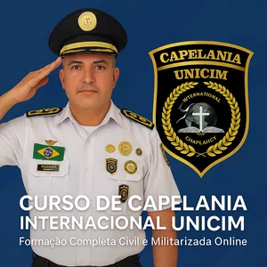 Curso Curso de Capelania Internacional Militarizada UNICIM: Formação Completa Online