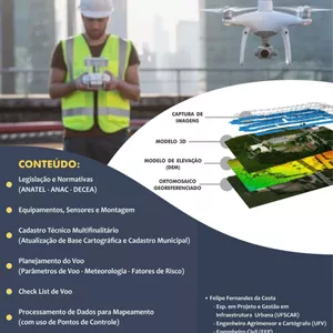 Imagem de capa para o Ebook Mapeamento com Drone 2025 ATUALIZADO C/ BÔNUS* - eBook