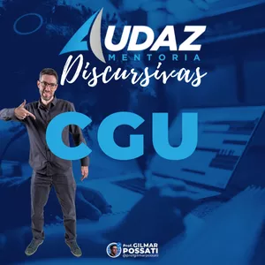 Imagem de capa para o Curso online Mentoria Audaz Discursivas CGU