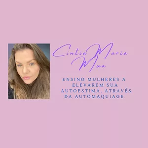 Imagem de capa para o Curso online Automaquiagem com Cintia Mària Mua