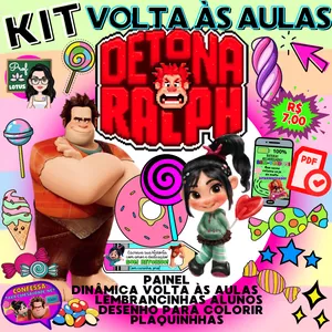 Imagem de capa para o Ebook VOLTA ÀS AULAS DETONA RALPH