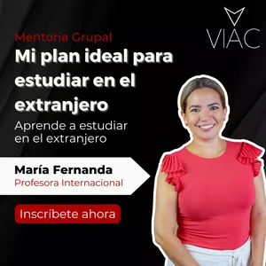 Imagen de portada para Curso online Mentoría grupal - Mi plan para estudiar en el extranjero