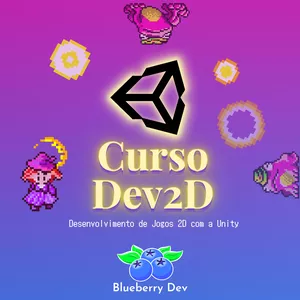 Imagem de capa para o Curso online Curso Dev2D - Desenvolva Jogos 2D na Unity do Zero Agora!!