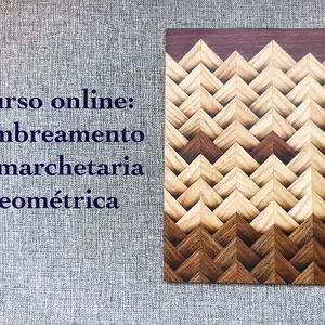 Imagem de capa para o Curso online Sombreamento na Marchetaria Geométrica