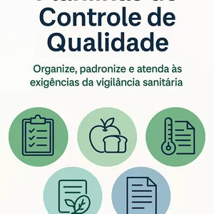 Imagem de capa para o Ebook Planilhas de Qualidade em UAN