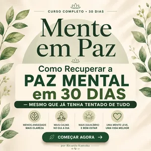 Imagem do curso Como Recuperar a Paz Mental em 30 Dias Mesmo Que Já Tenha Tentado De Tudo