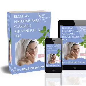 Imagem de capa para o Ebook Receitas Naturais para Clarear e Rejuvenescer a Pele
