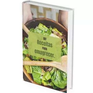 Imagem de capa para o Ebook 101 Receitas para Emagrecer 