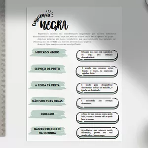 Imagem de capa para o Ebook Atividade Consciência Negra