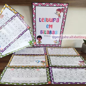 Imagem de capa para o Ebook LEITURA EM SÍLABAS