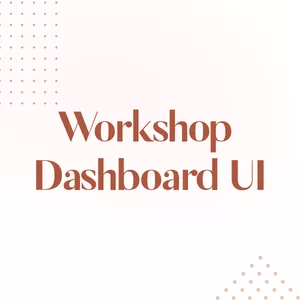 Imagem de capa para o Evento online Workshop Dashboard UI 