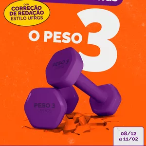 Imagem do curso UFRGS PESO TRÊS: Redação e Português