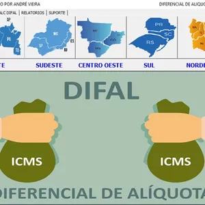 Imagem de capa para o Curso online Planilha diferencial de Alíquota (Difal)